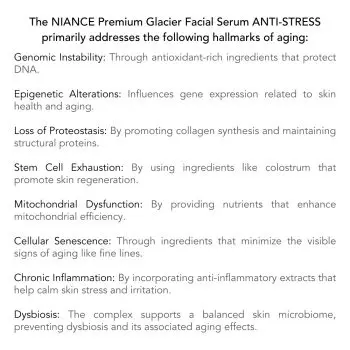 NIANCE Premium Glacier Facial Serum ANTI-STRESS Hallmark (2)