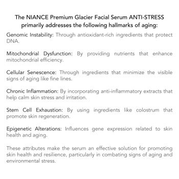 NIANCE Premium Glacier Facial Serum ANTI-STRESS Hallmark (2)